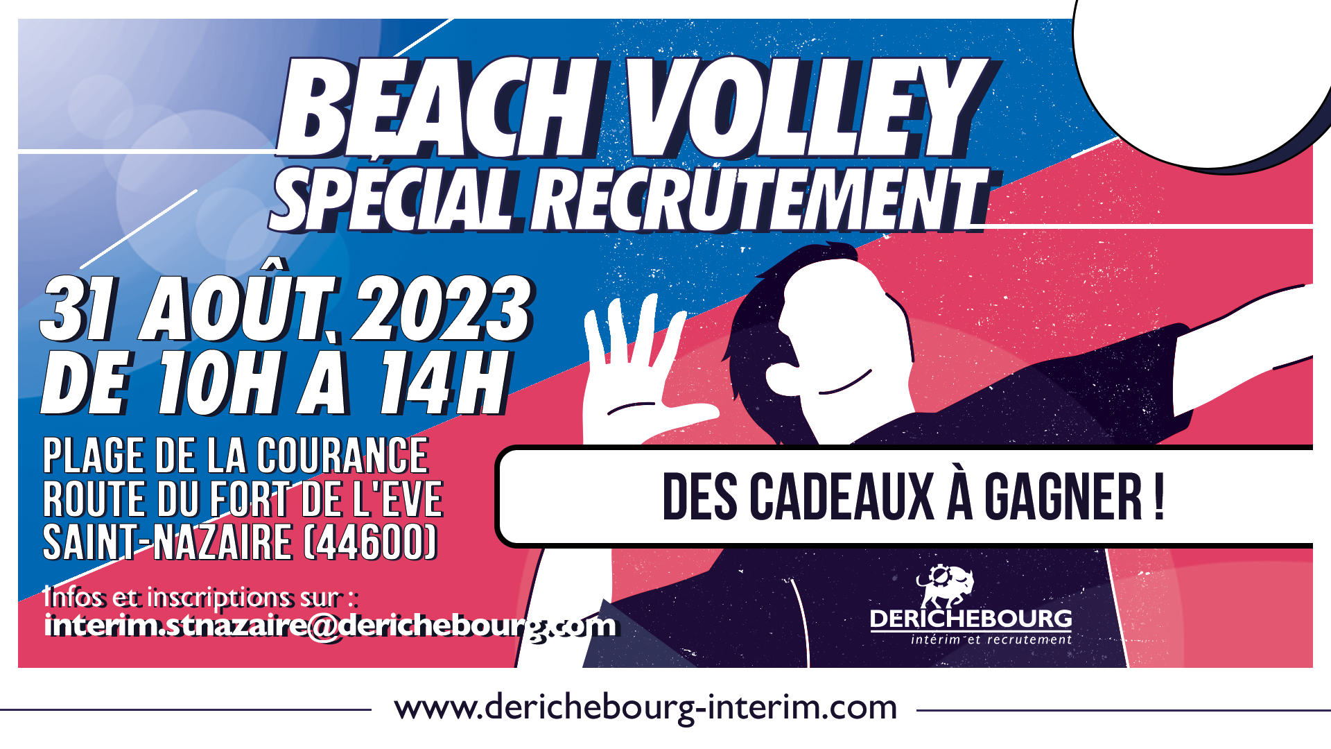 Participez à un Beach Volley spécial recrutement à Saint-Nazaire ! 